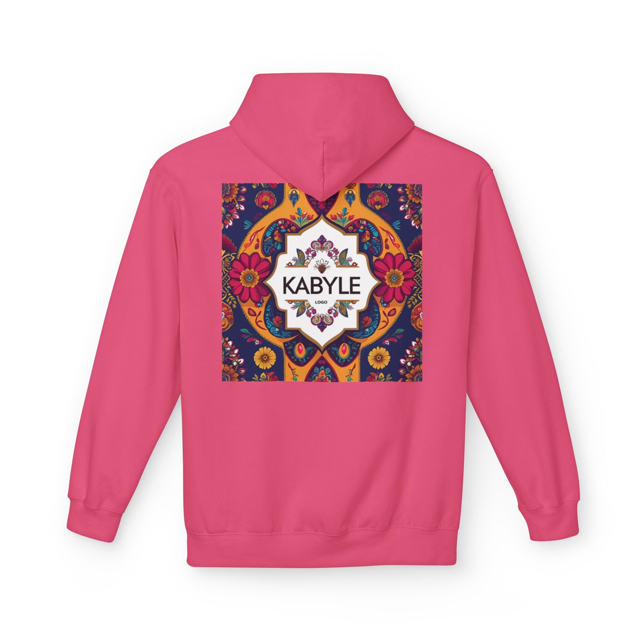 Colorful KABYLE Pattern Hoodie - Cozy Unisex Sweatshirt, Artsy Casual Wear, Perfect Gift for Art Lovers, Everyday Fashion
