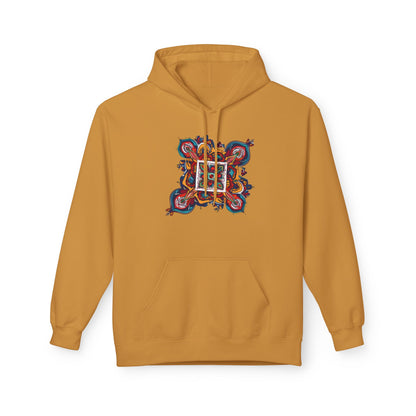 Colorful KABYLE Pattern Hoodie - Cozy Unisex Sweatshirt, Artsy Casual Wear, Perfect Gift for Art Lovers, Everyday Fashion