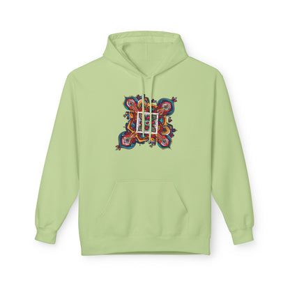 Colorful KABYLE Pattern Hoodie - Cozy Unisex Sweatshirt, Artsy Casual Wear, Perfect Gift for Art Lovers, Everyday Fashion