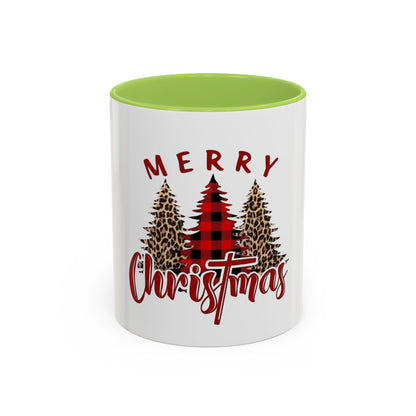 Tasse en Céramique Accentuée  sapin de noel - 11 oz &amp; 15 oz, Poignée Ergonomique, Sans Plomb &amp; BPA