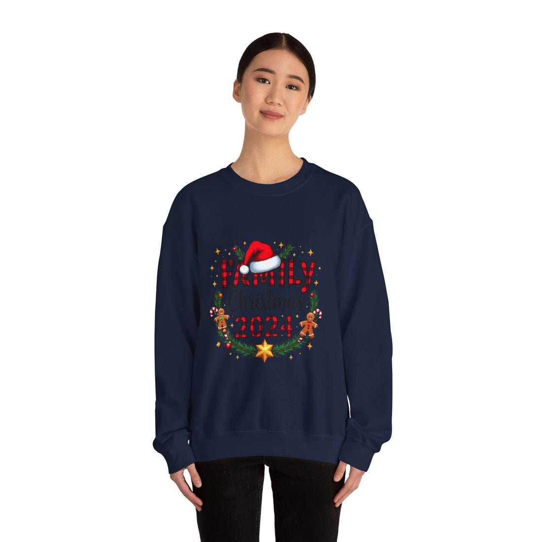 pull a col rond de Noël, pull de Noël, pull a capuche family de Noël, sweat-shirt family christmas de Noël,  sweat-shirt d&