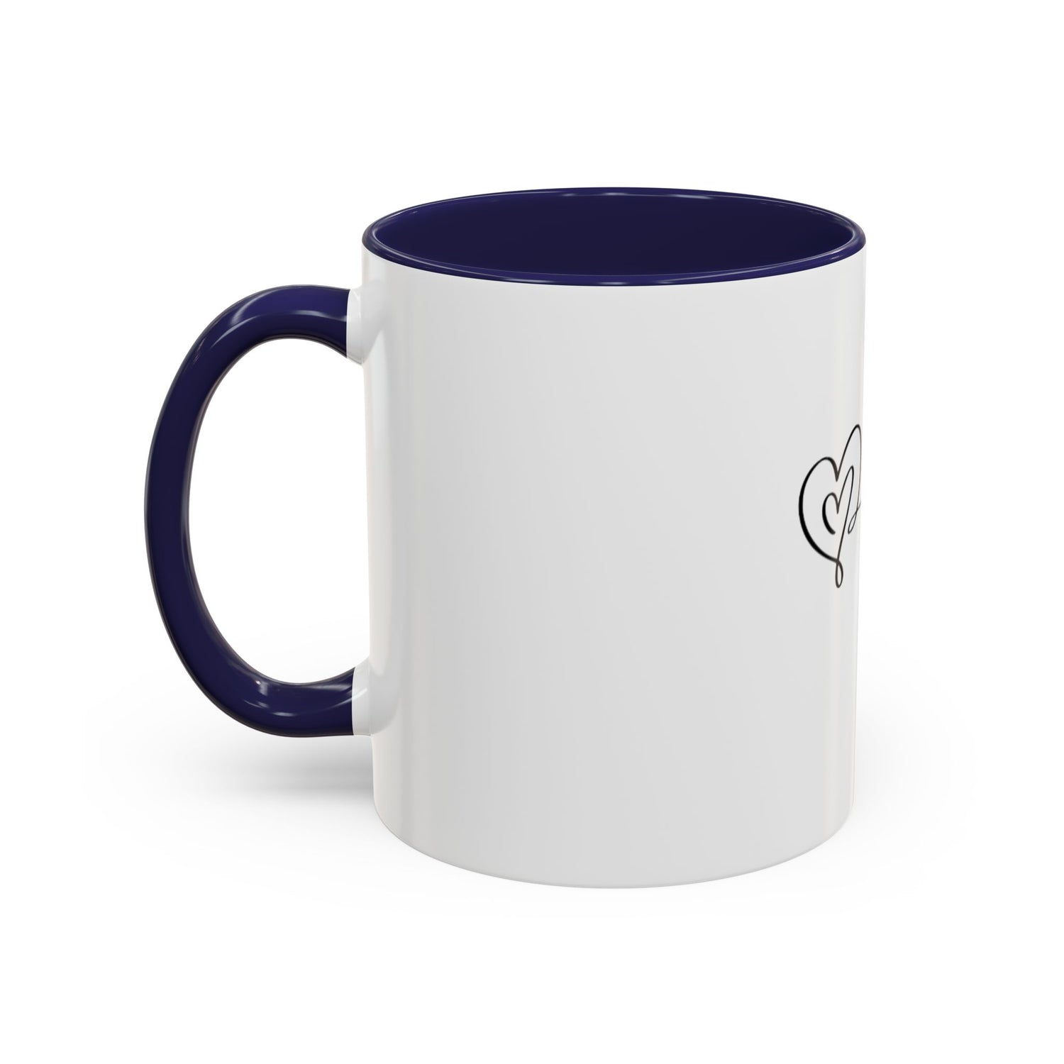 Tasse en Céramique avec Poignée Ergonomique - Disponible en 11 oz et 15 oz, Couleurs Contrastées, Sans Plomb ni BPA