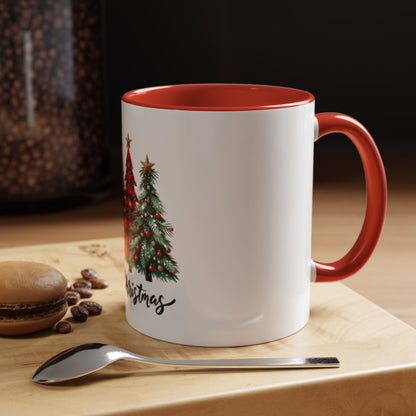 Tasse de noel en Céramique Accentuée - 11 oz &amp; 15 oz, Poignée Ergonomique, Sans Plomb &amp; BPA