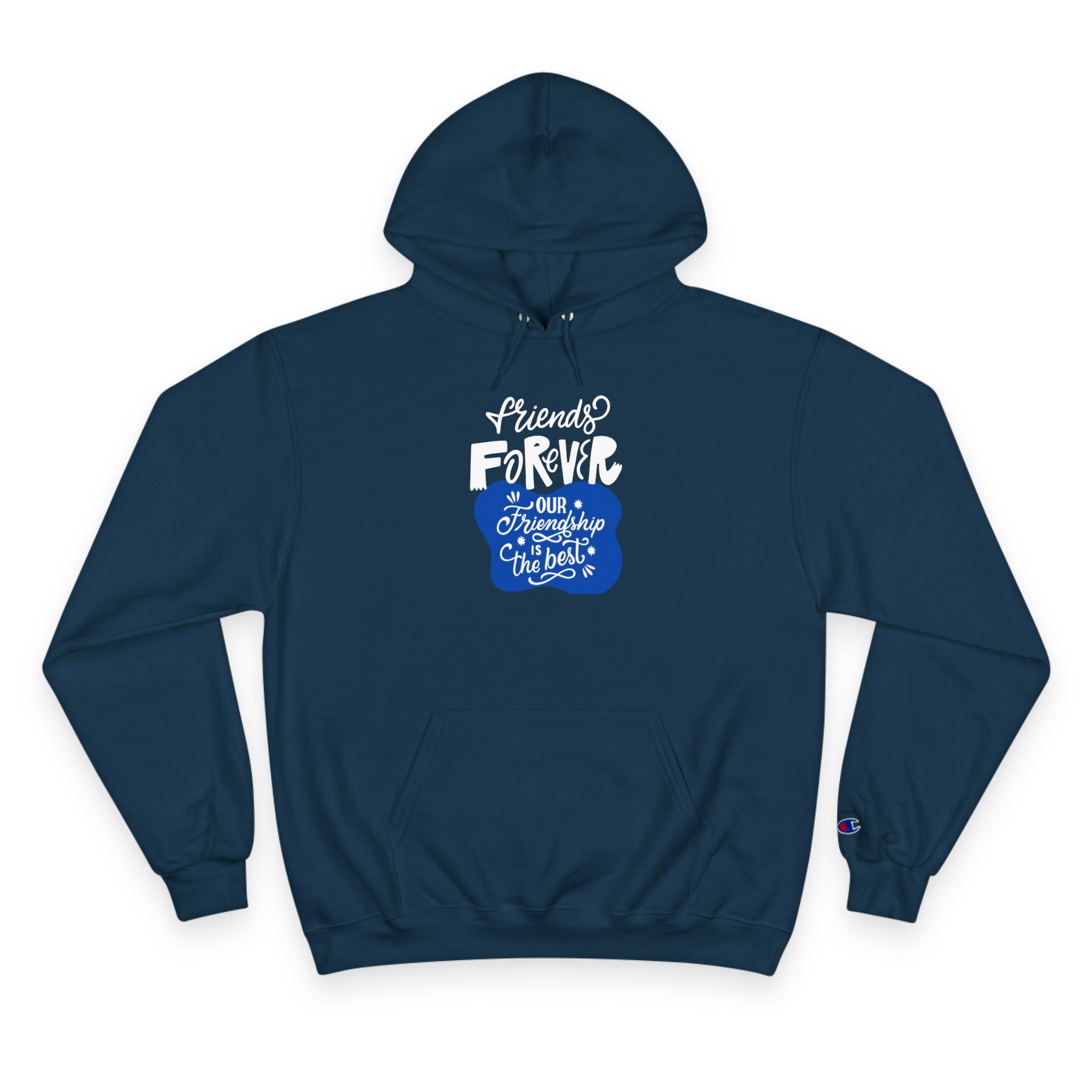 Friendship Champion Hoodie - Motivational Sweatshirt, Gifts for Birthday, Cozy Casual Wear, Celebration, Affirmation Apparel, Best Friend