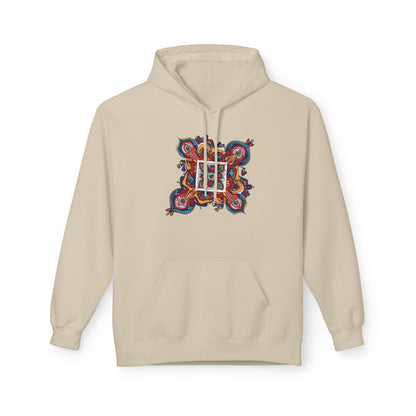Colorful KABYLE Pattern Hoodie - Cozy Unisex Sweatshirt, Artsy Casual Wear, Perfect Gift for Art Lovers, Everyday Fashion