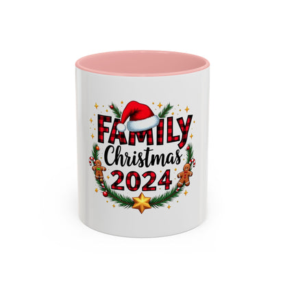 Tasse en Céramique Accentuée famille - 11 oz &amp; 15 oz, Poignée Ergonomique, Sans Plomb &amp; BPA
