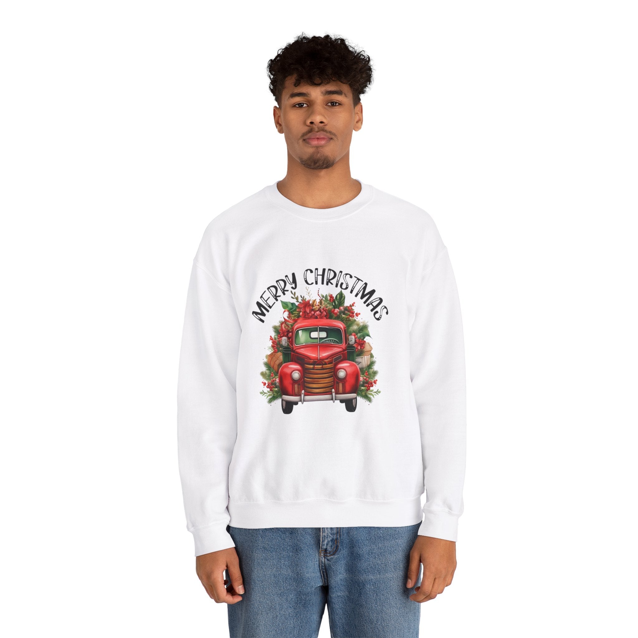 Sweat-shirt de Noël, pull de Noël, pull ras du cou de Noël, sweat-shirt merry christmas de Noël,  sweat-shirt d&