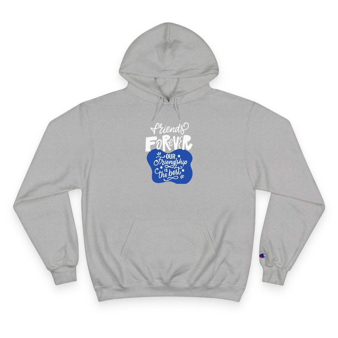 Friendship Champion Hoodie - Motivational Sweatshirt, Gifts for Birthday, Cozy Casual Wear, Celebration, Affirmation Apparel, Best Friend