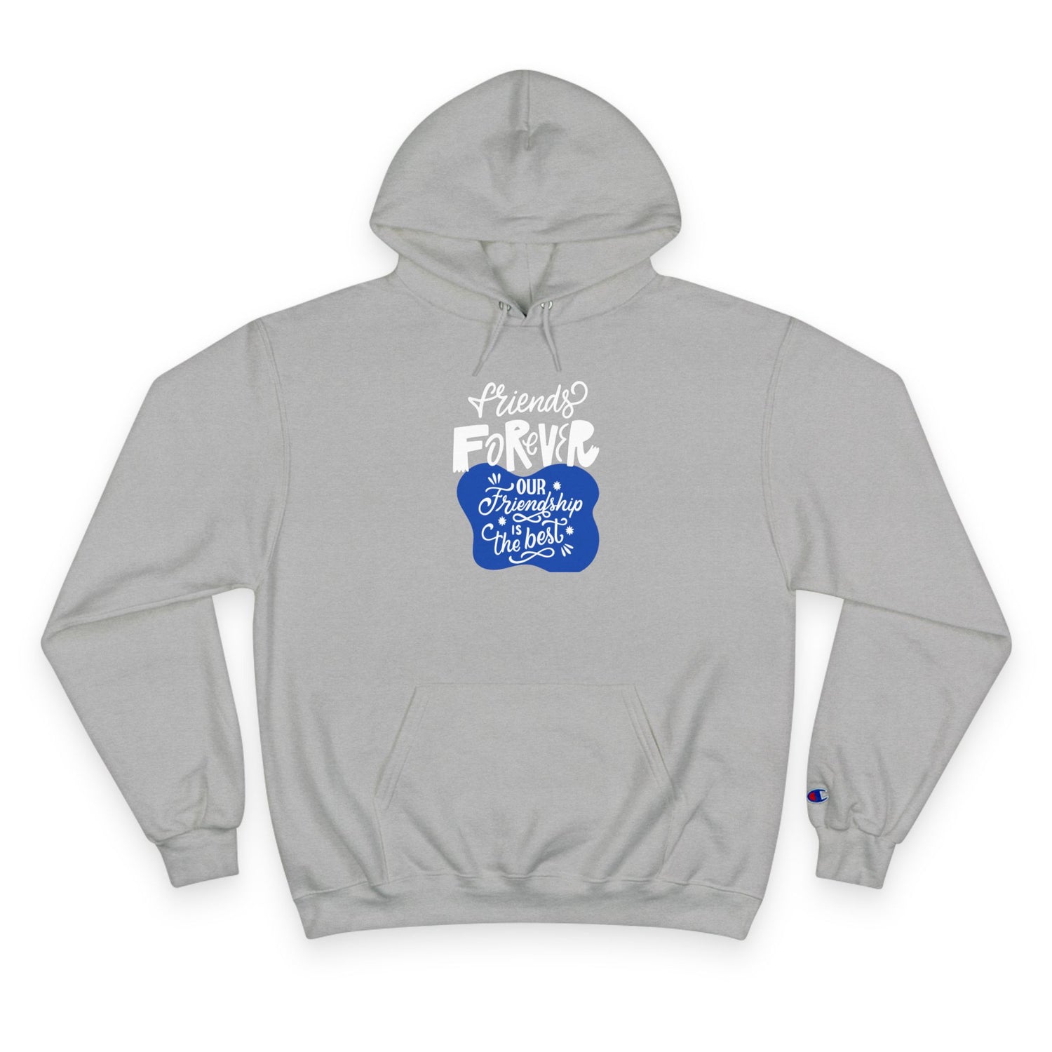 Friendship Champion Hoodie - Motivational Sweatshirt, Gifts for Birthday, Cozy Casual Wear, Celebration, Affirmation Apparel, Best Friend