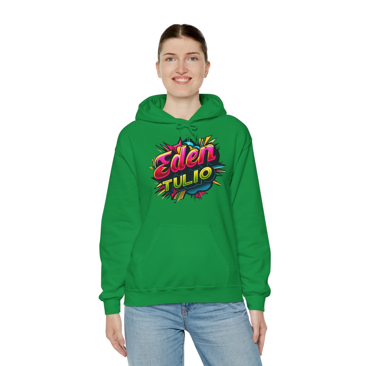 Sweat-shirt à Capuche Éthique Eden Tulio  - Coton Américain, Polyester Durable et Broderie Personnalisée