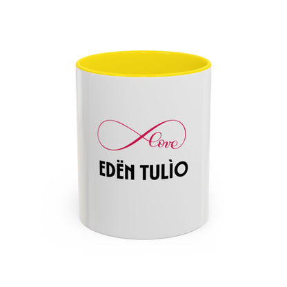 Tasse en Céramique Accentuée INFINI - 11 oz &amp; 15 oz, Poignée Ergonomique, Sans Plomb &amp; BPA