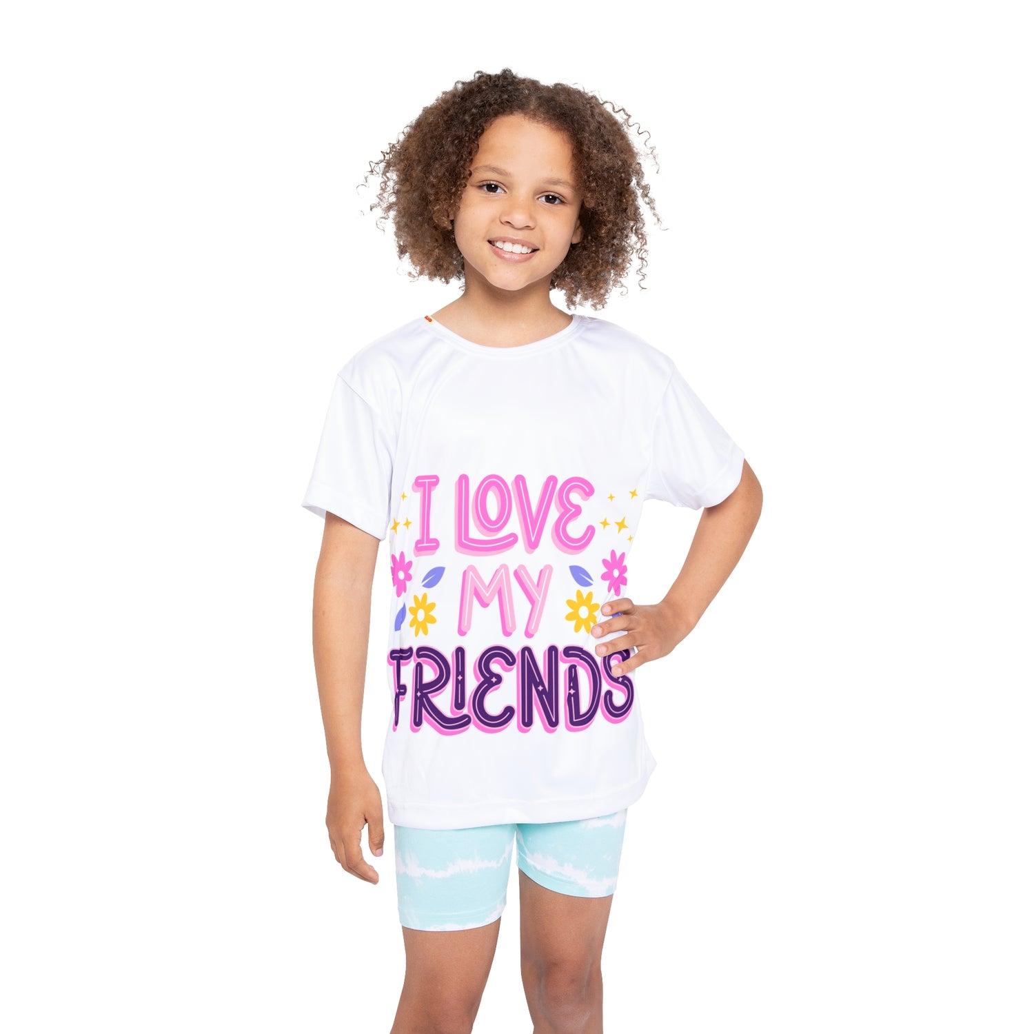 Kids Sports Tee, Fun Playful Graphic T-Shirt for Active Children, Unique Birthday Gift, Positive Affirmation Shirt, Boys Girls Athletic Top