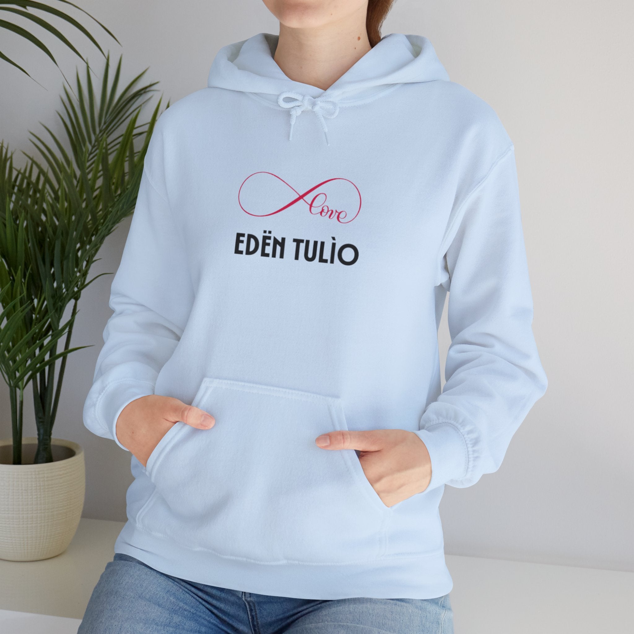 Sweat-shirt à Capuche Unisexe en Mélange Épais Infini  - Coton Éthique, Polyester Durable, Personnalisable