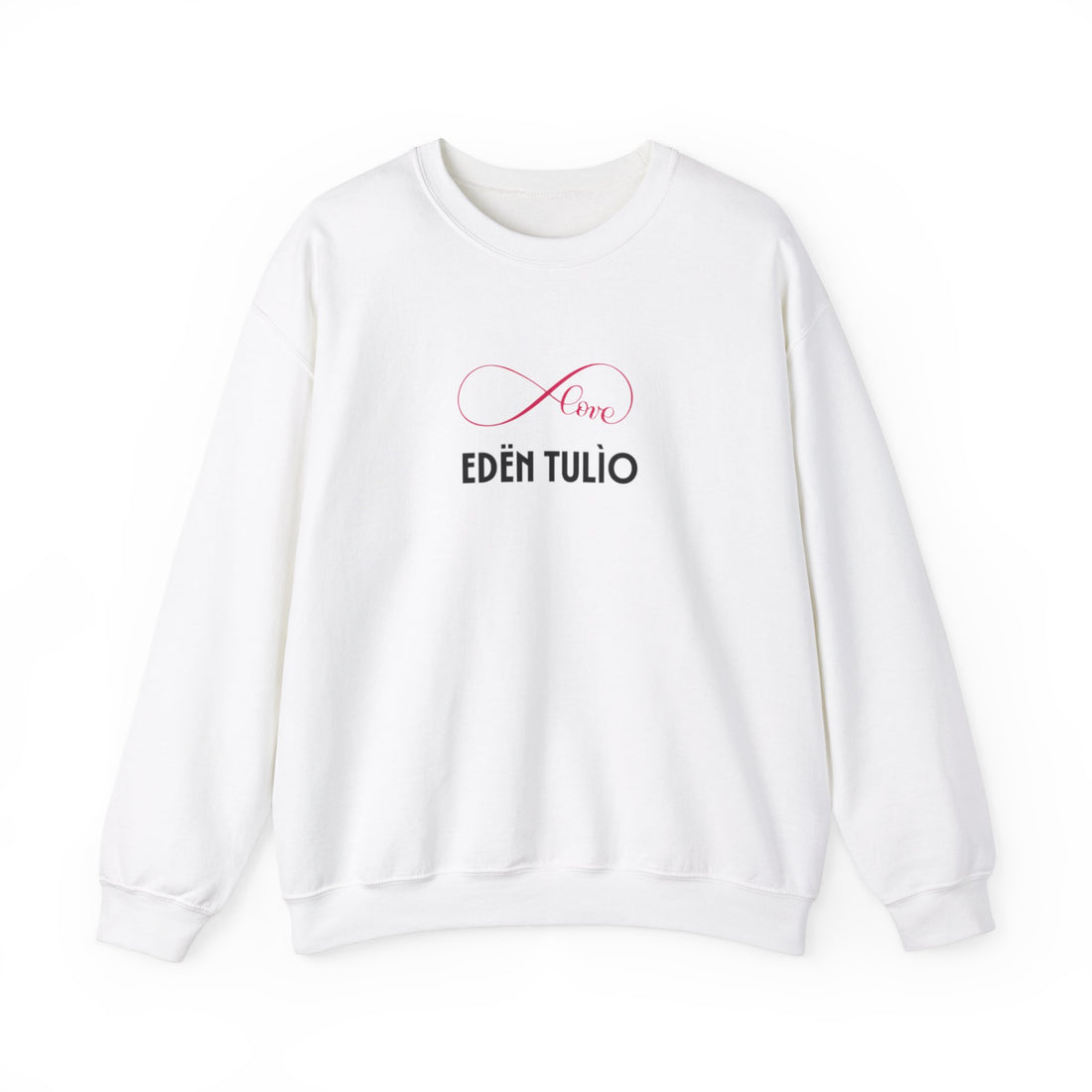 Sweat-shirt à Col rond  infinity Unisexe en Mélange Épais