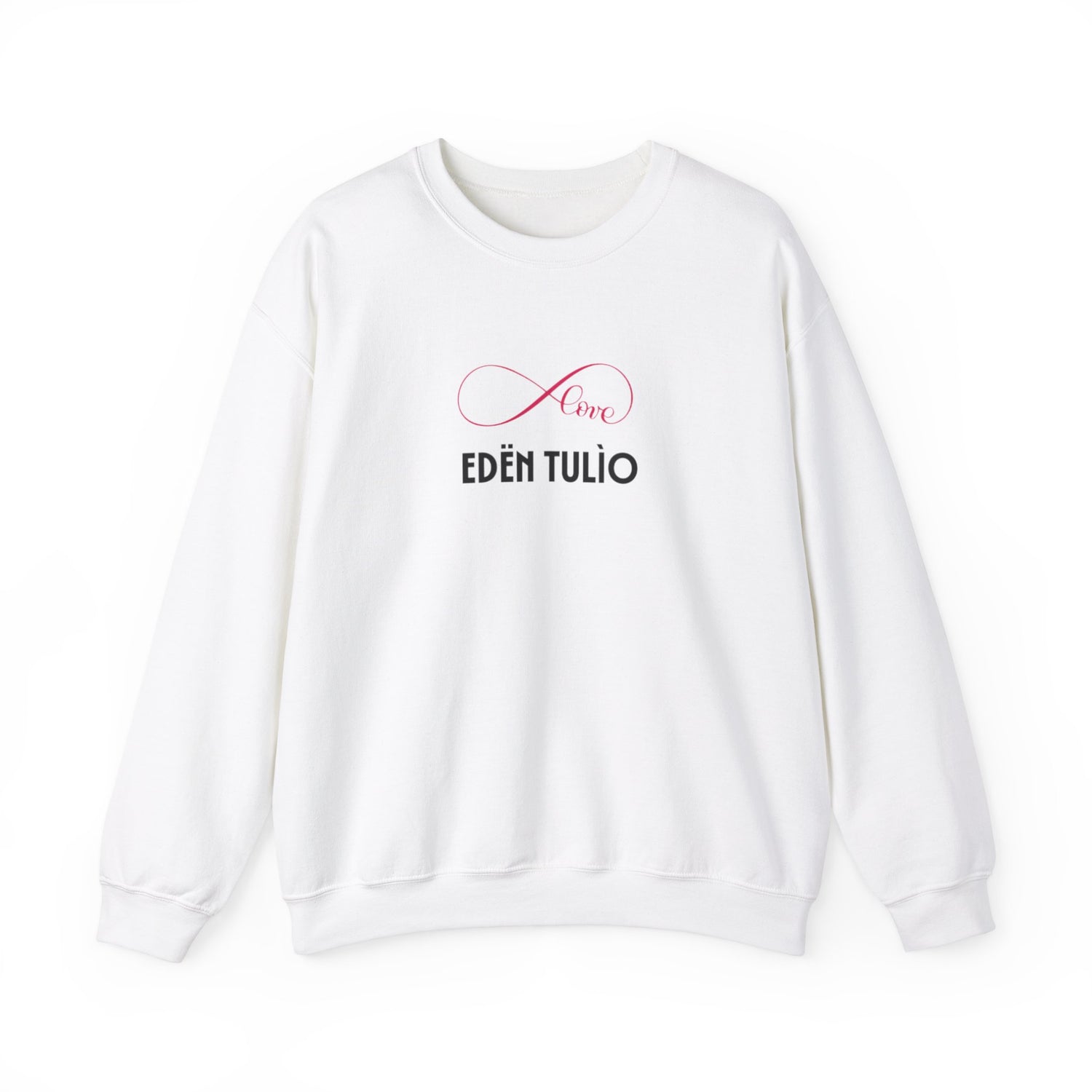 Sweat-shirt à Col rond  infinity Unisexe en Mélange Épais