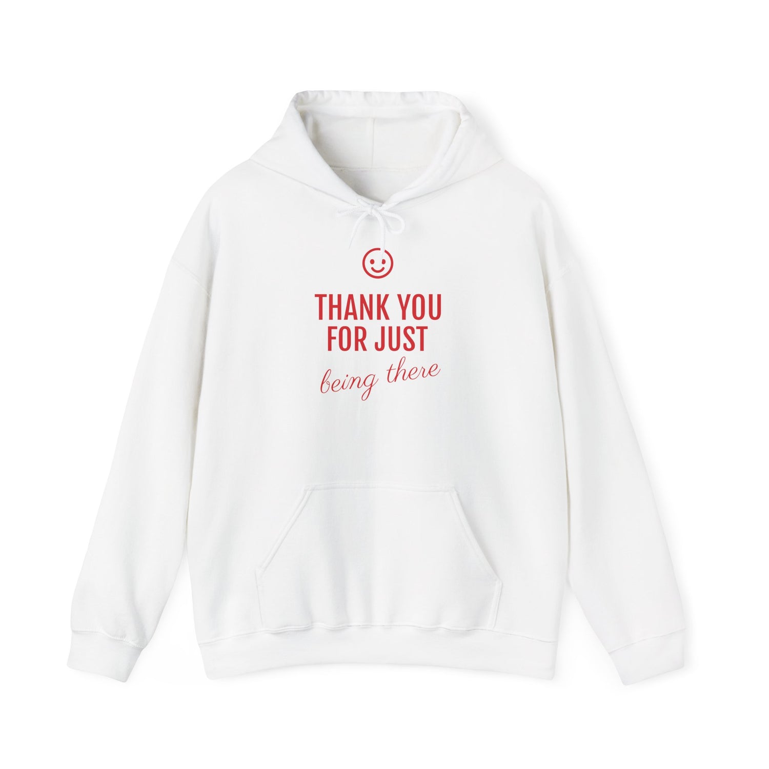 Sweatshirt a capuche unisex épais de coton Fabriqué à partir de coton 100 % cultivé de manière éthique aux États-Unis.&quot;thank you&quot;